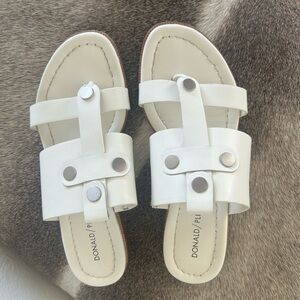 Donald J. Pliner Cream Women's Sandals